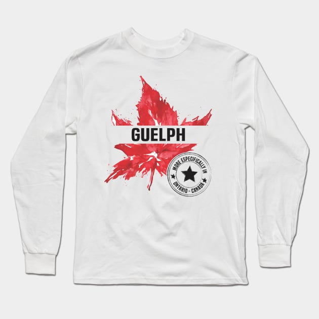 Guelph in Ontario Long Sleeve T-Shirt by C_ceconello